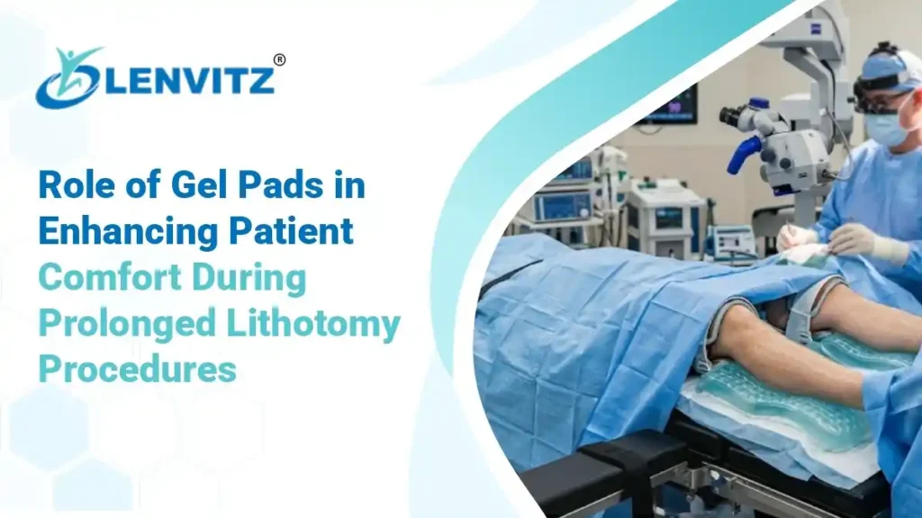 Gel pads used as surgical positioning devices in lithotomy position for pressure ulcer prevention and patient comfort during long surgeries